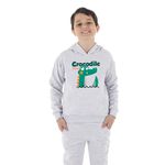 Moletom Canguru Infantil Menino Crocodilo Benellys Cinza Claro