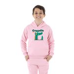 Moletom Canguru Infantil Menino Crocodilo Benellys Rosa