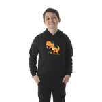 Moletom Canguru Infantil Menino Dinossauro Guitarra Benellys Preto