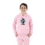 Moletom Canguru Infantil Menino Fliperama Benellys Rosa