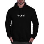 Moletom Oh, No! Masculino Canguru Preto