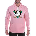 Moletom Super Patos Masculino Canguru Com Capuz Rosa Claro