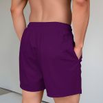 Bermuda Tactel Elastano Masculina Bordo