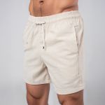Bermuda Short Linho Masculino Básico Diversas Cores