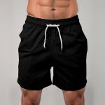 Bermuda Short Linho Masculino Básico Diversas Cores