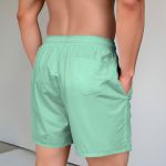 Bermuda Tactel Elastano Masculina Verde Claro