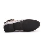 Bota Molly Feminina Melissa com Ziper e Fivelas Capuccino
