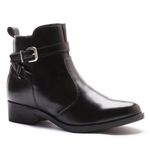 Bota Molly Feminina Melissa com Ziper e Fivelas Preta