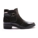 Bota Molly Feminina Melissa com Elástico Lateral e Metal Preta