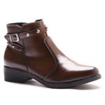 Bota Molly Feminina Melissa com Spike e Fivela Lateral Capuccino