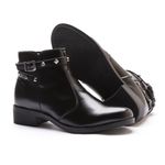 Bota Molly Feminina Melissa com Spike e Fivela Lateral Preta