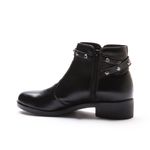 Bota Molly Feminina Melissa com Spike e Fivela Lateral Preta