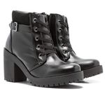 Coturno Molly Feminino Valentina com Fechamento Lateral - Preto
