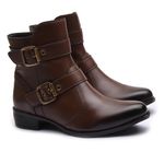 Bota Molly Feminino Cano Médio Chocolate