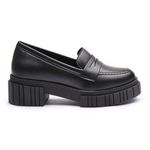 Mocassim Molly Feminino Tratorado Preto