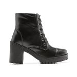 Coturno Molly Feminino Valentina com Atacador - Preto