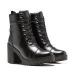 Coturno Molly Feminino Valentina com Atacador - Preto