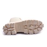 Coturno Molly Feminino Off White com Atacador