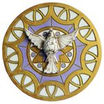 Divino Espírito Santo em mandala 22cm