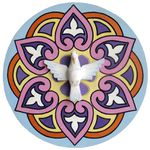 Divino Espírito Santo em mandala 22cm