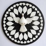 Divino Espírito Santo em mandala 17cm