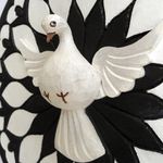 Divino Espírito Santo em mandala 17cm