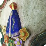 Nossa Senhora em suporte barroco P 24cm