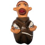 São Francisco em cerâmica - 18cm