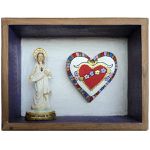 Sagrado Coração de Maria - quadro caixa