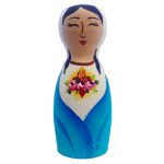 Sagrado Coração de Maria - madeira 8cm