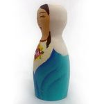 Sagrado Coração de Maria - madeira 8cm