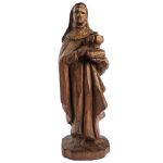 Santa Edwiges - madeira 9cm