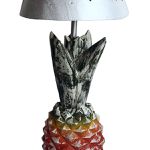 Luminária artesanal Abacaxi 55cm