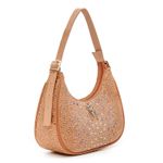 Bolsa em Material Tecnológico Meia Lua Camel Laura 