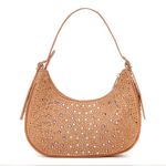 Bolsa em Material Tecnológico Meia Lua Camel Laura 
