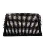 Mini Bag em Material Tecnológico Preto Cris
