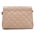 Bolsa em couro com Matelasse Nude Luiza