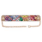 Colar Chocker com Bordado Colorido
