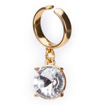 Anel com Pedra e Cristal