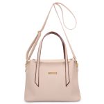 Bolsa Bangkok- Marfim Com Detalhes Caramelo