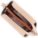Bolsa Bangkok- Marfim Com Detalhes Caramelo