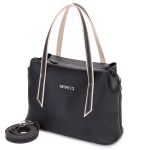 Bolsa Bangkok - Preta com Branco