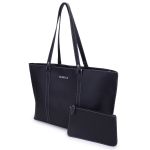 Bolsa Toronto - Preto Detalhe Branco