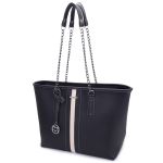 Bolsa Turim - Preta e Branco
