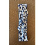 FAIXA DE CABELO - KIDS - ESTAMPADA - TONS DE AZUL E MARROM - N2