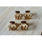 KIT MINI PIRANHA - COM 4 UN. - COR DOURADA 