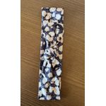 FAIXA DE CABELO - KIDS - ESTAMPADA - TONS DE AZUL E MARROM 