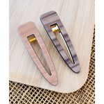 PRESILHAS - KIT COM 2 UN. - TONS DE MARROM 