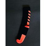 MEIA - PRETA COM LARANJA 