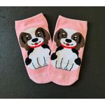 MEIA - TEMA PET - MEIA COR ROSA - CACHORRO